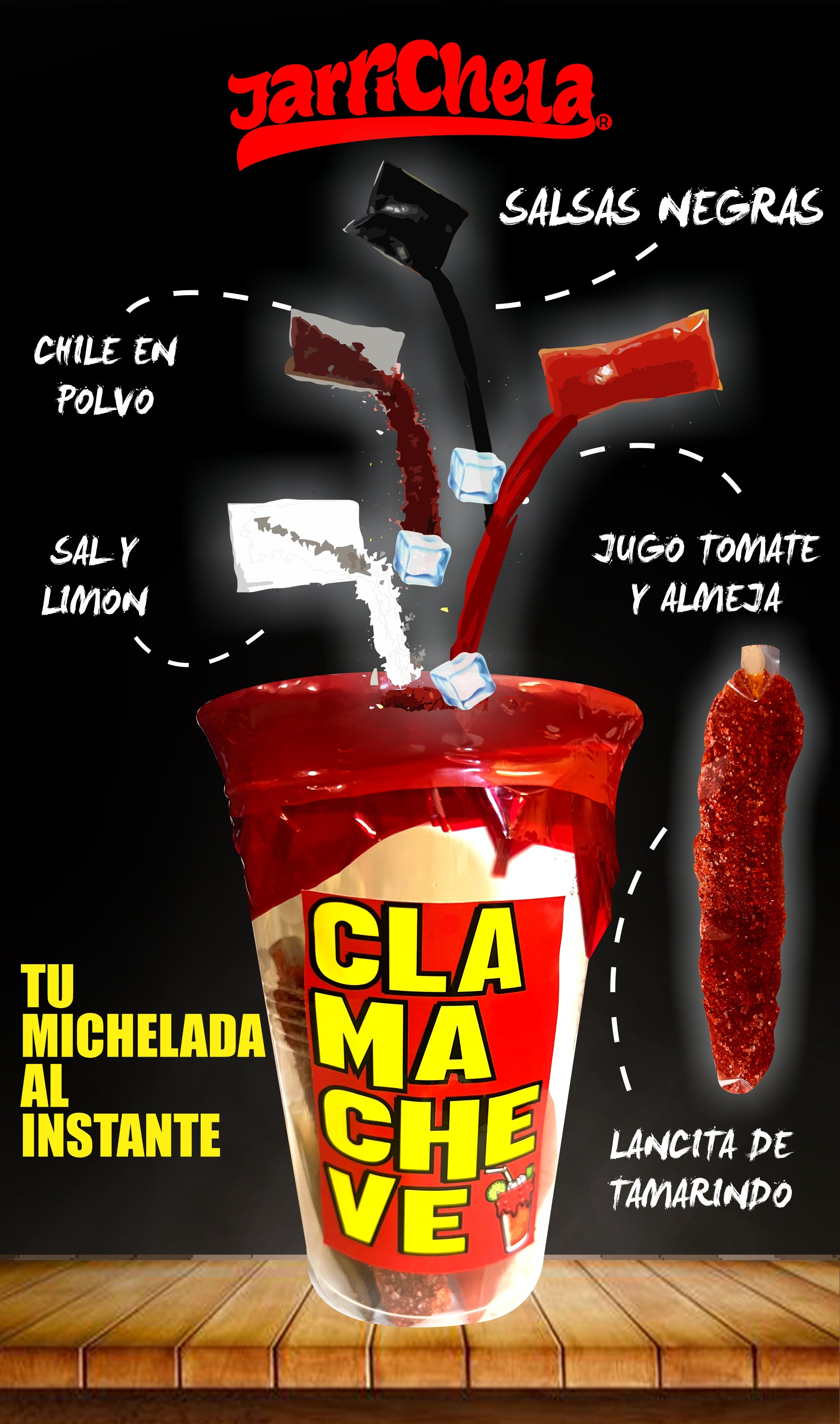 VASO MICHELADA AL INSTANTE