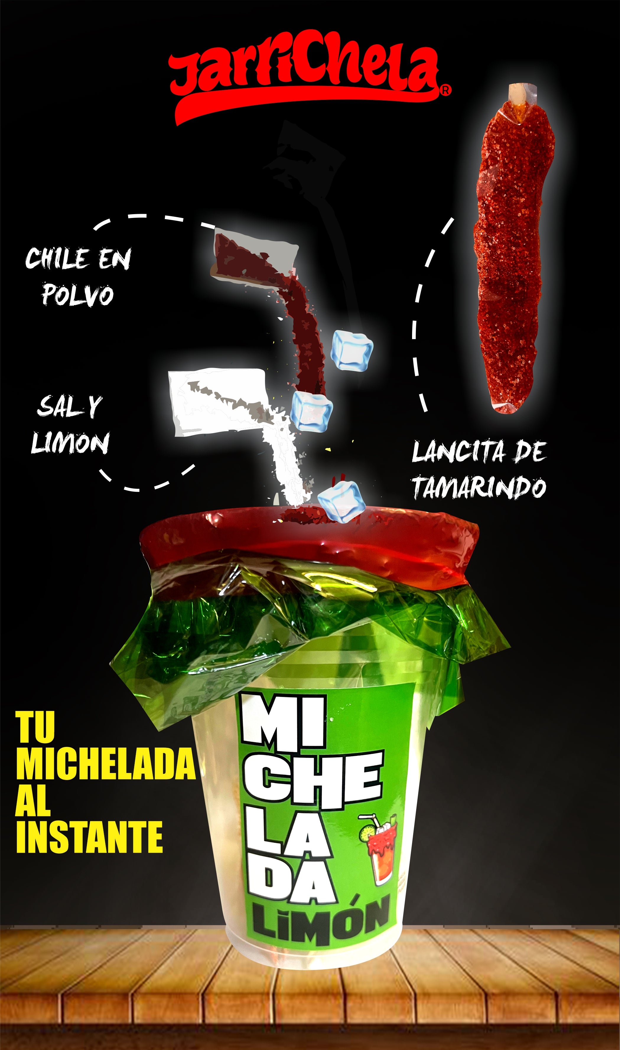 VASO MICHELADA AL INSTANTE