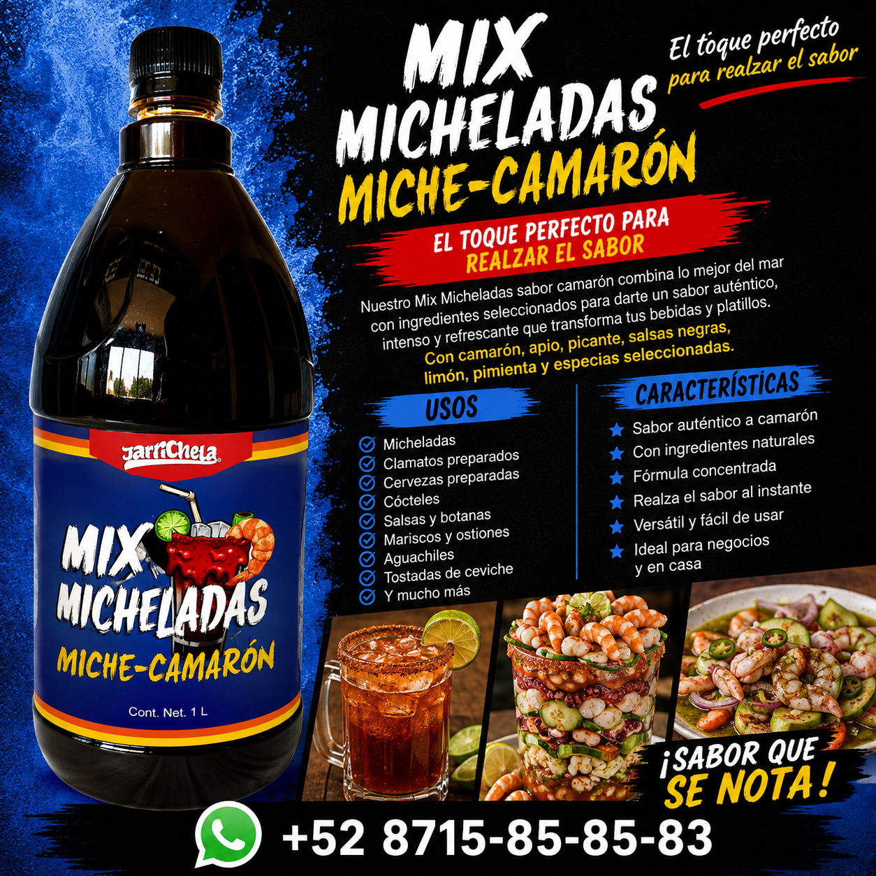 MIchelador sabor CAMARÓN 2 litros